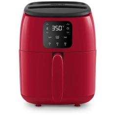 Imagem de Fritadeira Elétrica AirFryer Digital, Capacidade 2.4L, 1000W, 110V, DASH DCAF260GBRD02, Vermelho