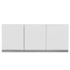 Imagem de Aéreo Multiuso De Cozinha 3 Portas Tesser Armário Branco - Bela Móveis