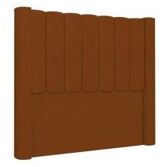 Imagem de Cabeceira Casal Cama Box 140cm Claire I02 Veludo Terracota - Mpozenato