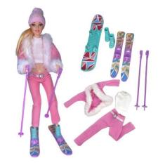 Imagem de Boneca Esquiadora Fashion E Acessórios Meninas - Pica-Pau