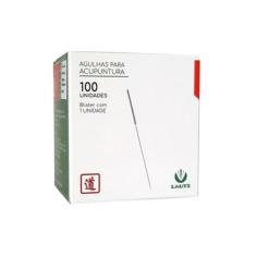 Imagem de Agulha Acupuntura 30x30 Cx 100 Un Blister Lautz(importada)