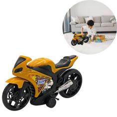 Imagem de Moto Esportiva Com Rodas De Fricção Miniatura Colecionador  - Bs Toys