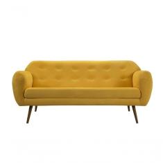 Imagem de Sofá Beatle 3 Lugares  - Daf Mobiliário Cor Amarelo