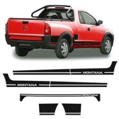 Imagem de Kit Faixa Montana 2010 Adesivo Lateral/Traseiro Decorativo