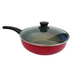 Imagem de Panela Frigideira Wok Antiaderente Com Tampa 24Cm Multiflon