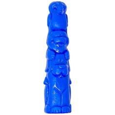 Imagem de Mordedor Super Resistente Totem Nylon Azul Tamanho Médio para Cães