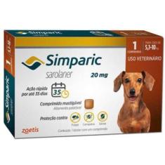 Imagem de Antipulgas e Carrapatos para Cães Simparic de 5,1 a 10kg - Zoetis