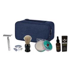 Imagem de Kit de barbear Classic Razor + Sabonete + Óleo de barbear + Óleo para barba