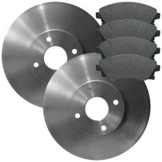 Imagem de Kit Pastilha Disco Freio Stilo 1.8 2003 a 2011 Dianteiro Bosch PD509B Frasle Com Sensor Dianteiro