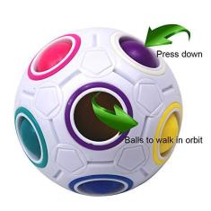 Imagem de Cubo Mágico Bola Puzzle Rainbow Ball - Moyu