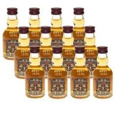 Imagem de Kit 12 Unidades Mini Whisky Chivas Regal 12 Anos 50ml
