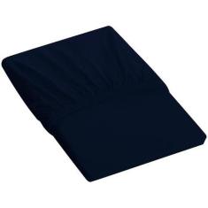 Imagem de Lençol Tecebem King Malha C/ Elástico Liso 193Mx203mx40cm Marinho