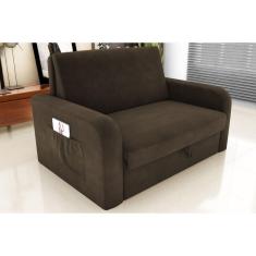 Imagem de Sofá Cama Daiane Suede Cappuccino B255 - Matrix