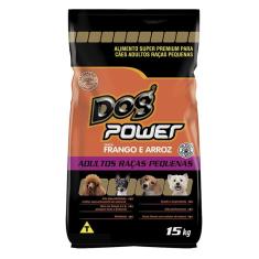Imagem de Ração Dog Power Frango e Arroz para Cães Adultos Raças Pequenas - 15 Kg