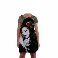 Imagem de Vestido Camisetao Amy Winehouse Flor
