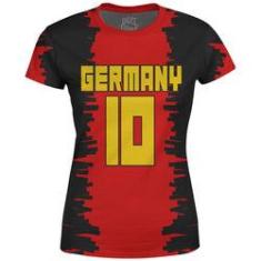 Imagem de Camiseta Baby Look Feminina Alemanha Germany Md01