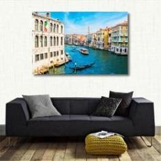 Imagem de Quadro Decorativo Cidade de Veneza Paisagem - Tela em Tecido