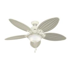 Imagem de Ventilador de Teto Residencial Caribbean Breeze Vime Creme Hunter Fan Oficial 127v