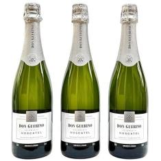 Imagem de Espumante Don Guerino Brut Branco Moscatel | Kit Com 3 Garrafas | Oferta