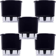 Imagem de Kit 5 Vaso Raiz Auto Irrigável 16x14  Cultivar Plantas