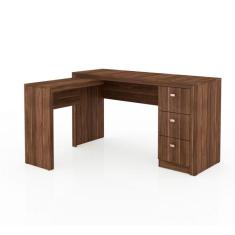 Imagem de Escrivaninha em L Gimenez 3 GV Nogal