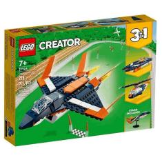 Imagem de Lego Creator 3 Em 1 Jato Supersônico 215 Peças 31126