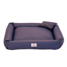 Imagem de Cama Para Pet Cães E Gatos Azul Marinho Porte Medio Impermeavel F101