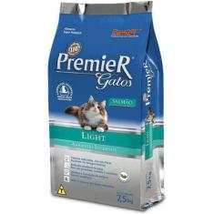 Imagem de Ração Premier Pet Gatos Amb Internos Light Ad Salmão 7,5