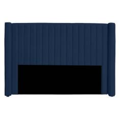 Imagem de Cabeceira Casal Queen Size Estofada Para Cama Box Alicia Veludo - Bem