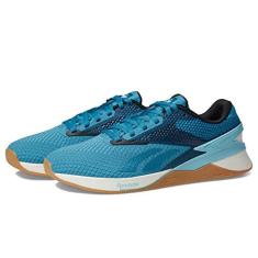 Imagem de Reebok Tênis de treino feminino Nano X3, Aço azul/azul pérola/preto, 35