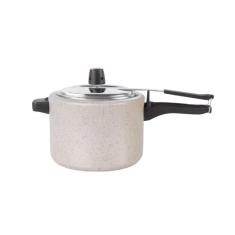 Imagem de Panela de Pressão Ceramic Life Vapt 20 cm 4,5 L em Alumínio e Revestimento Cerâmico Antiaderente Vanilla Brinox