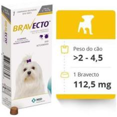 Imagem de Antipulgas Bravecto 112,5 mg De 2 A 4,5 Kg