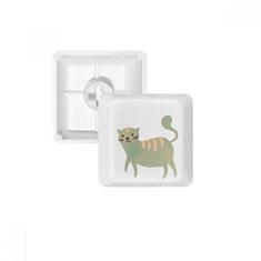 Imagem de Kit de atualização para jogos com teclado mecânico PBT em aquarela animal ciano fofo