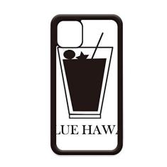 Imagem de Outline of Blue Hawaii para iPhone 12 Pro Max Capa para Apple Mini Mobile Case Shell