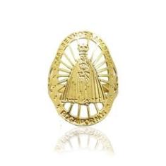 Imagem de Anel Nossa Senhora Aparecida Banhado a Ouro 18k