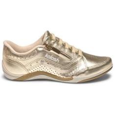 Imagem de Tênis Kolosh Calce Fácil Palmilha Gel Zíper Brilho Feminino-Feminino