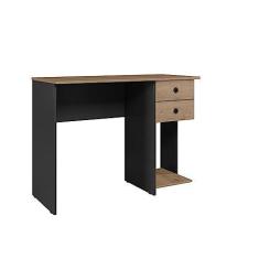 Imagem de Mesa Escrivaninha 4115 Qmovi Preto Carvalho
