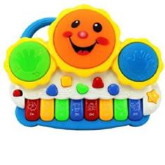 Imagem de Teclado Piano Musical Bebê Brinquedo Infantil Divertido Drum - Toys Ki
