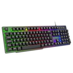 Imagem de Teclado Gamer Viper PRO Semi Mecanico RGB Naja - 408 Preto Bivolt
