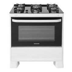 Imagem de Fogão Max Glass 5 Queimadores Branco Bivolt FGVMG510BR Suggar, Branco,