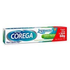 Imagem de Corega Ultra Creme Fixador de Dentadura Sabor Menta Leve 68g Pague 50g