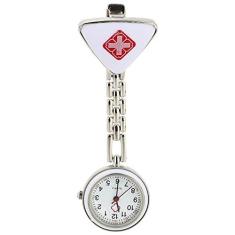 Imagem de Fornecimento de Relógios- 1 pc enfermeira criativa relógio triângulo enfermeira relógio de bolso relógio de bolso de quartzo