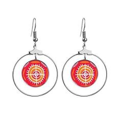 Imagem de Brincos de argola pendentes de civilização antiga do México Totems