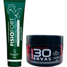 Imagem de Kit Gel 30 Ervas Power 300G + Pomada Massageadora Fisiofort 150G - Bio