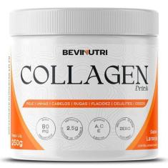 Imagem de Colágeno Hidrolisado Em Pó Collagen Drink 250G Pele Sabores - Bevinutr