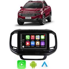 Imagem de Kit Multimidia 7 Pol Android Toro 2016 a 2023 CARPLAY/Android Auto + C