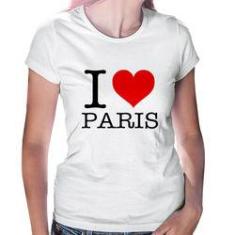 Imagem de Baby Look I Love Paris - Foca Na Moda