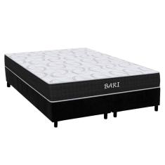 Imagem de Conjunto Box King: Colchão Espuma Orthoflex D45 Bari + Base CRC Suede Black(193x203)