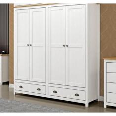 Imagem de Guarda Roupa Casal 4 Portas E 2 Gavetas Linha Topázio - Finestra Móvei