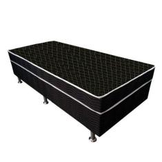 Imagem de Cama Box Solteiro Conjugado Poliéster Espuma 5cm Ayman Móveis 50X88x18